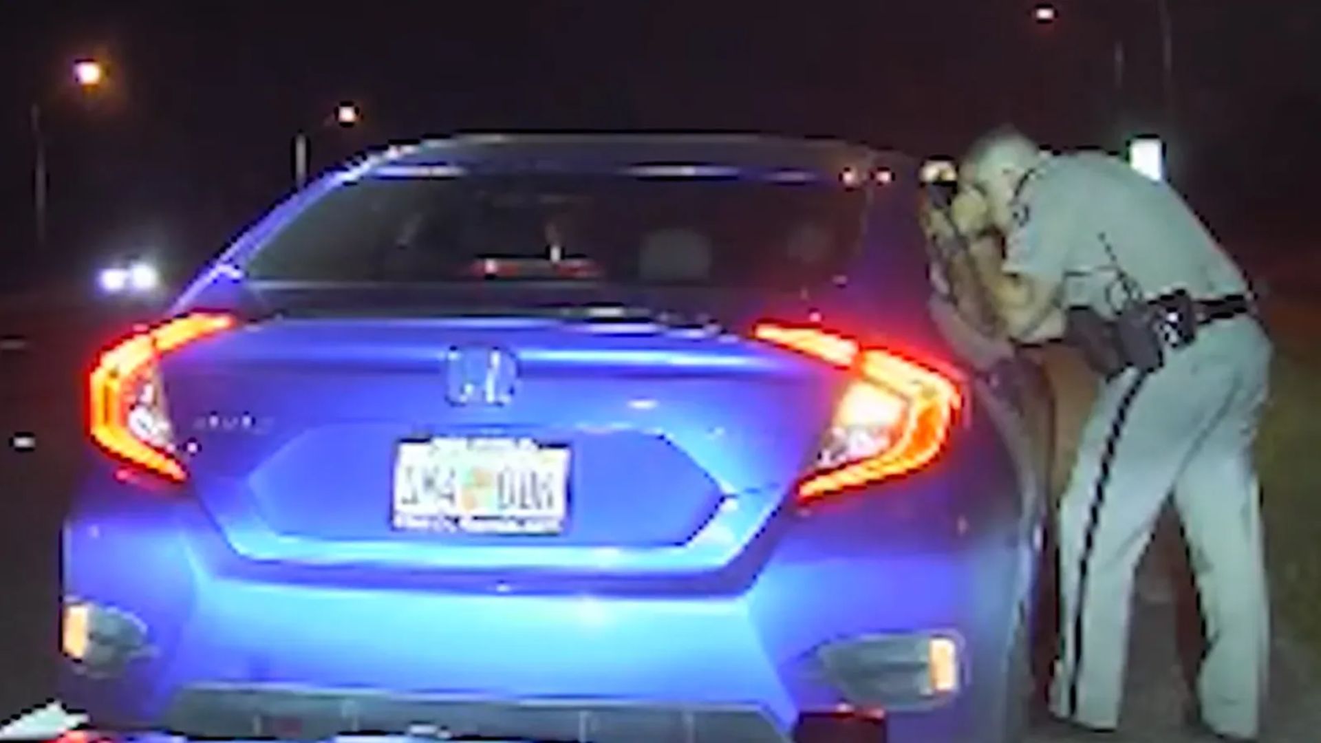 Florida driver arrested after telling trooper he thought police were racing