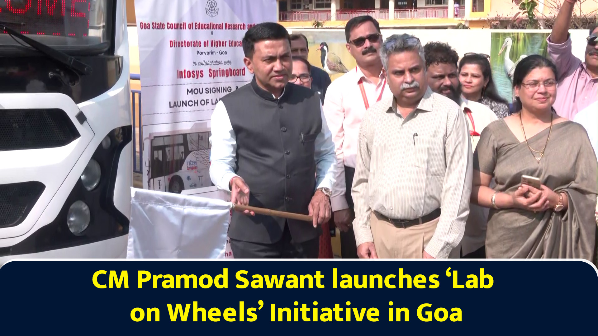 CM Pramod Sawant launches 'Lab on Wheels' initiative in Goa