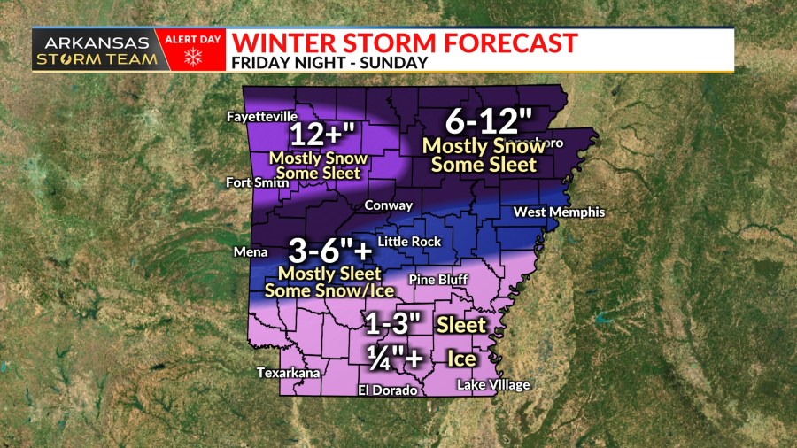 Arkansas Storm Team forecast: Winter storm & extreme cold