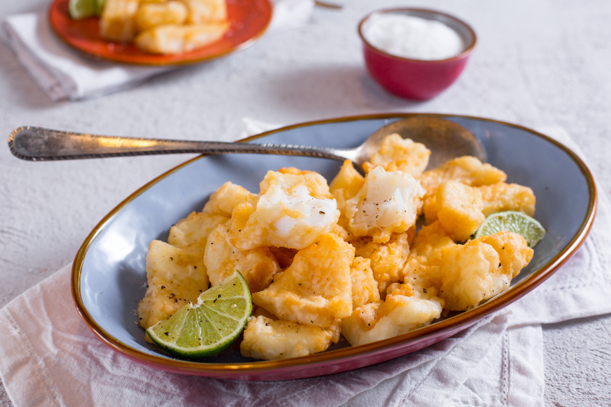Fried cod