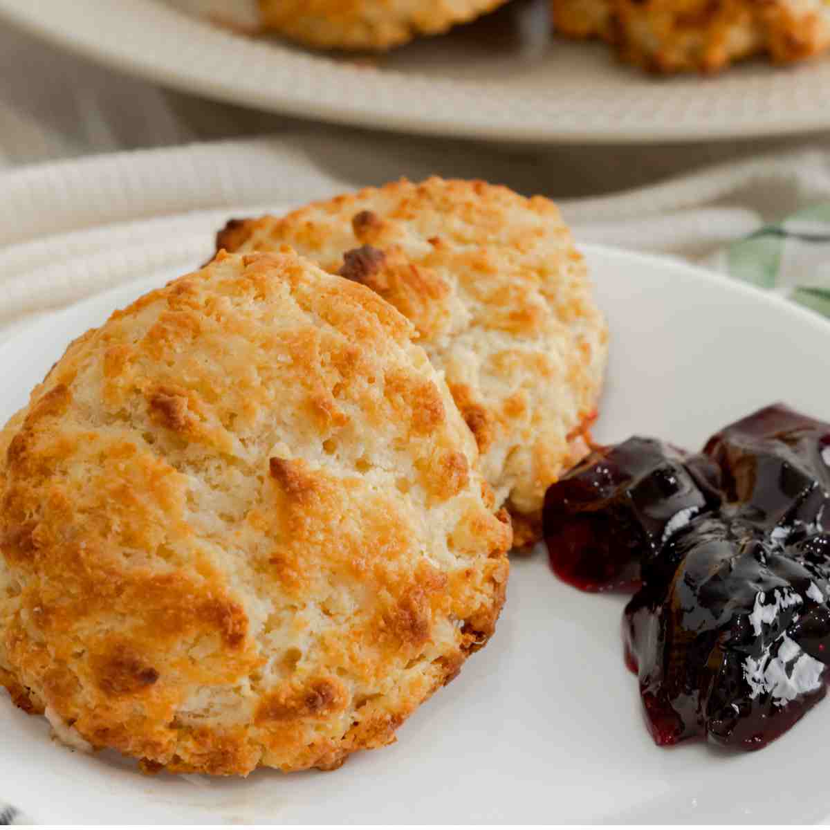 Buttermilk drop biscuits