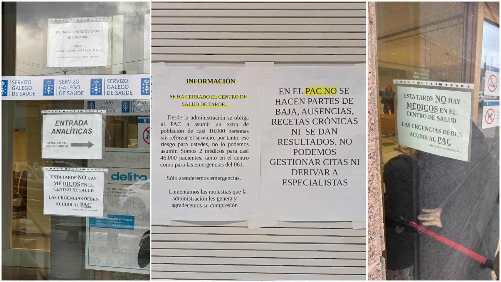 Denuncian el cierre por las tardes del Centro de Salud de O Porriño ...