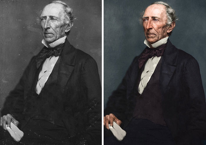 26 colorized historical portraits of US presidents
