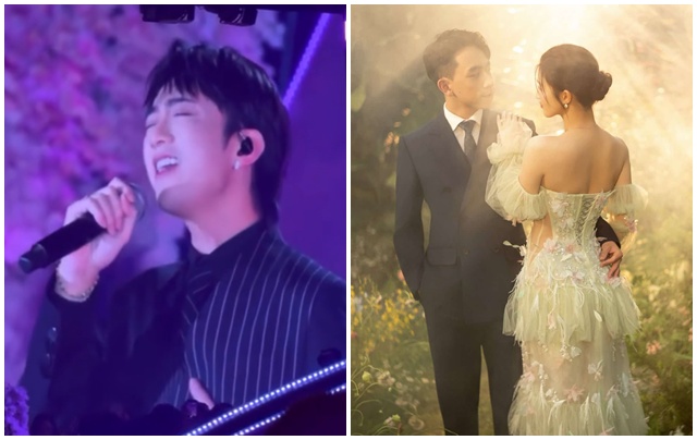 Soobin Hoàng Sơn hát trong đám cưới Á hậu Phương Nhi và con trai tỉ phú