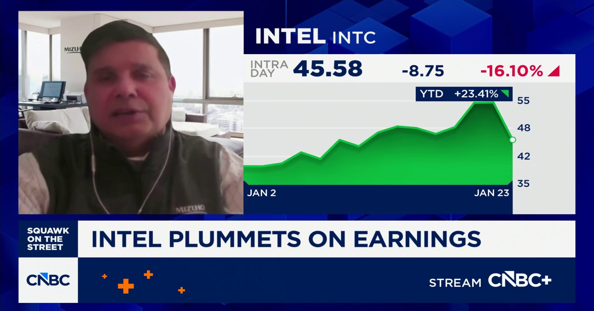 Intel plummets on earnings