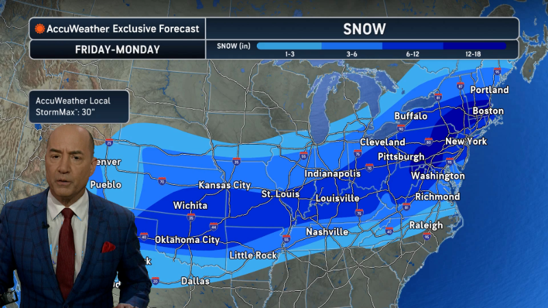 Major winter storm to slam US with snow, ice and power outages<br><br>