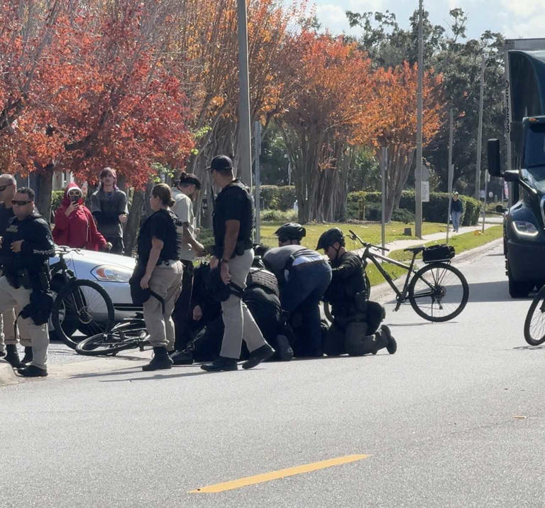 Protester arrested during rally outside ICE facility in Orlando identified