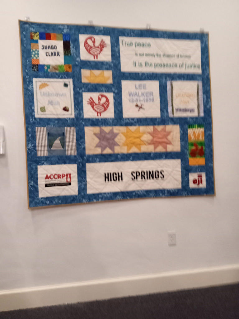 Quilts honoring Alachua County lynching victims unveiled at Matheson Museum