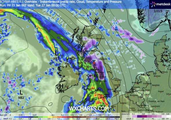 Snow maps show 12 UK cities to miss out as 24 hours of blizzards hammer ...