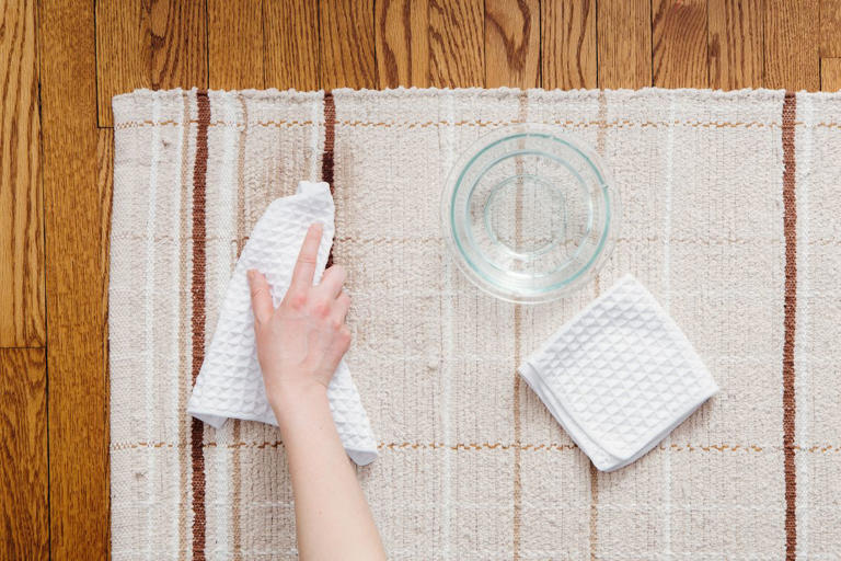 The easiest way to clean carpets using just baking soda and hydrogen ...