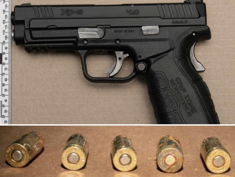 Teenage gunman, 18, cowers inside a divan bed after double shooting