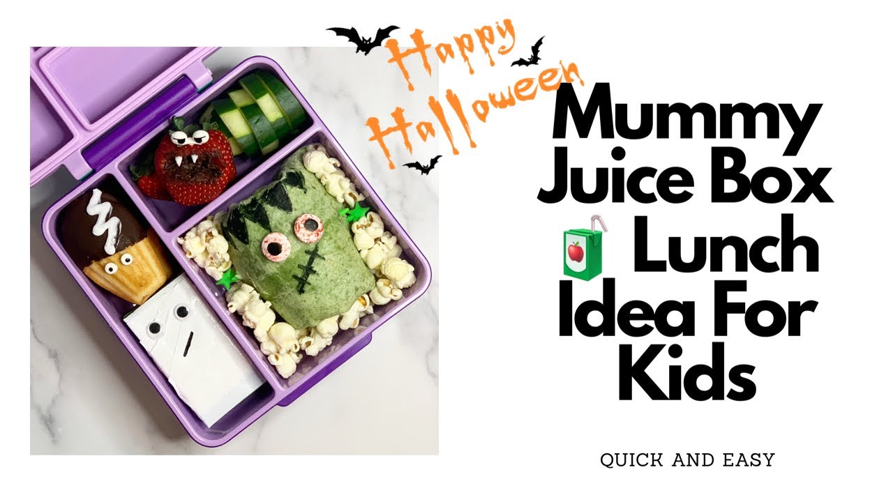 How to make mummy juice boxes - school lunch idea fun and easy | # ...