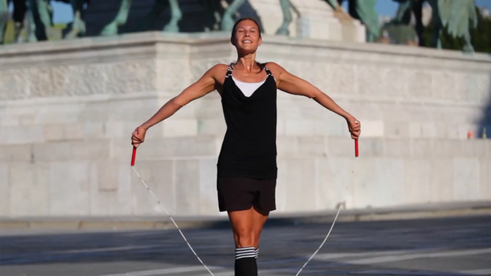 World class jump rope performance