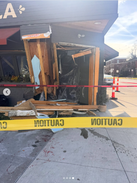 Italian Village restaurant Mezcla closed after car crashes into building