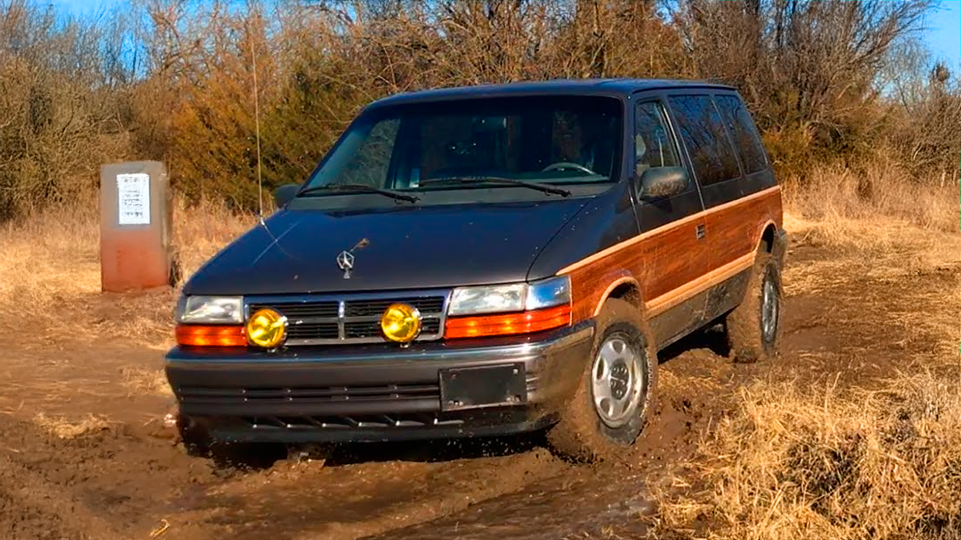 Mudding in my minivan!