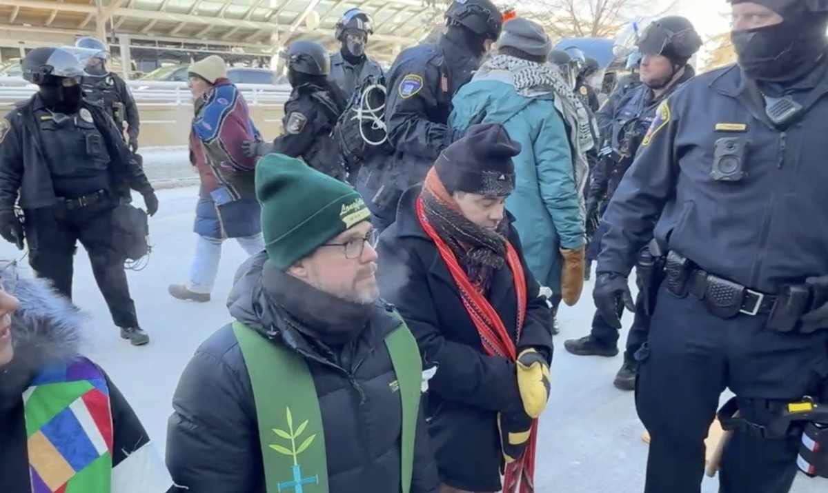 Police arrest clergy members staging anti-ICE protest at MSP airport