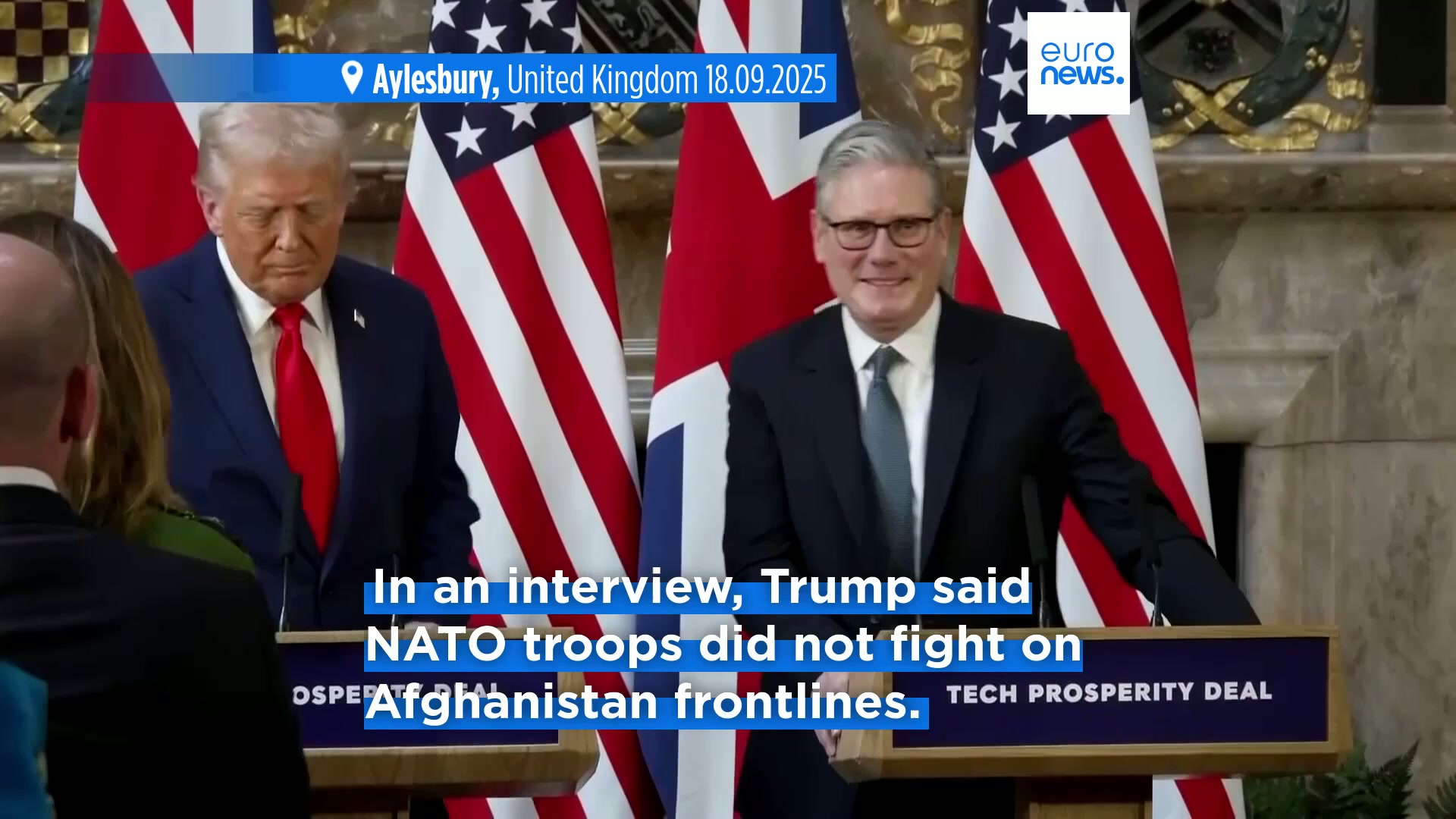 Outrage in UK after Trump claims NATO troops avoided Afghanistan front line
