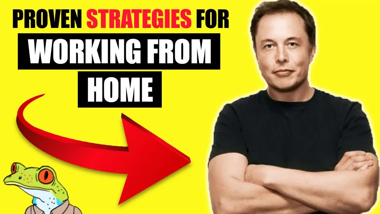 Working from home: Elon Musk productivity tips