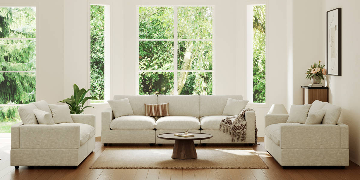 This modular sleeper sofa keeps me and my houseguests happy