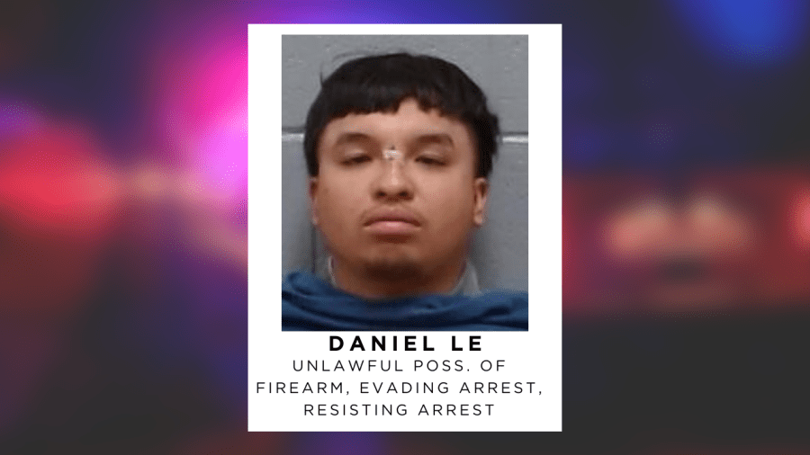 Wichita Falls man arrested after chase, gun possession