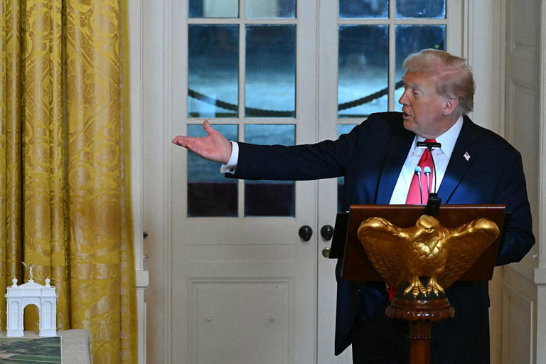 Trump unveils tacky new details on vanity project