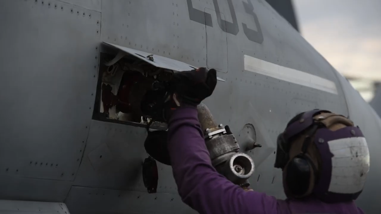 Most dangerous job on an aircraft carrier