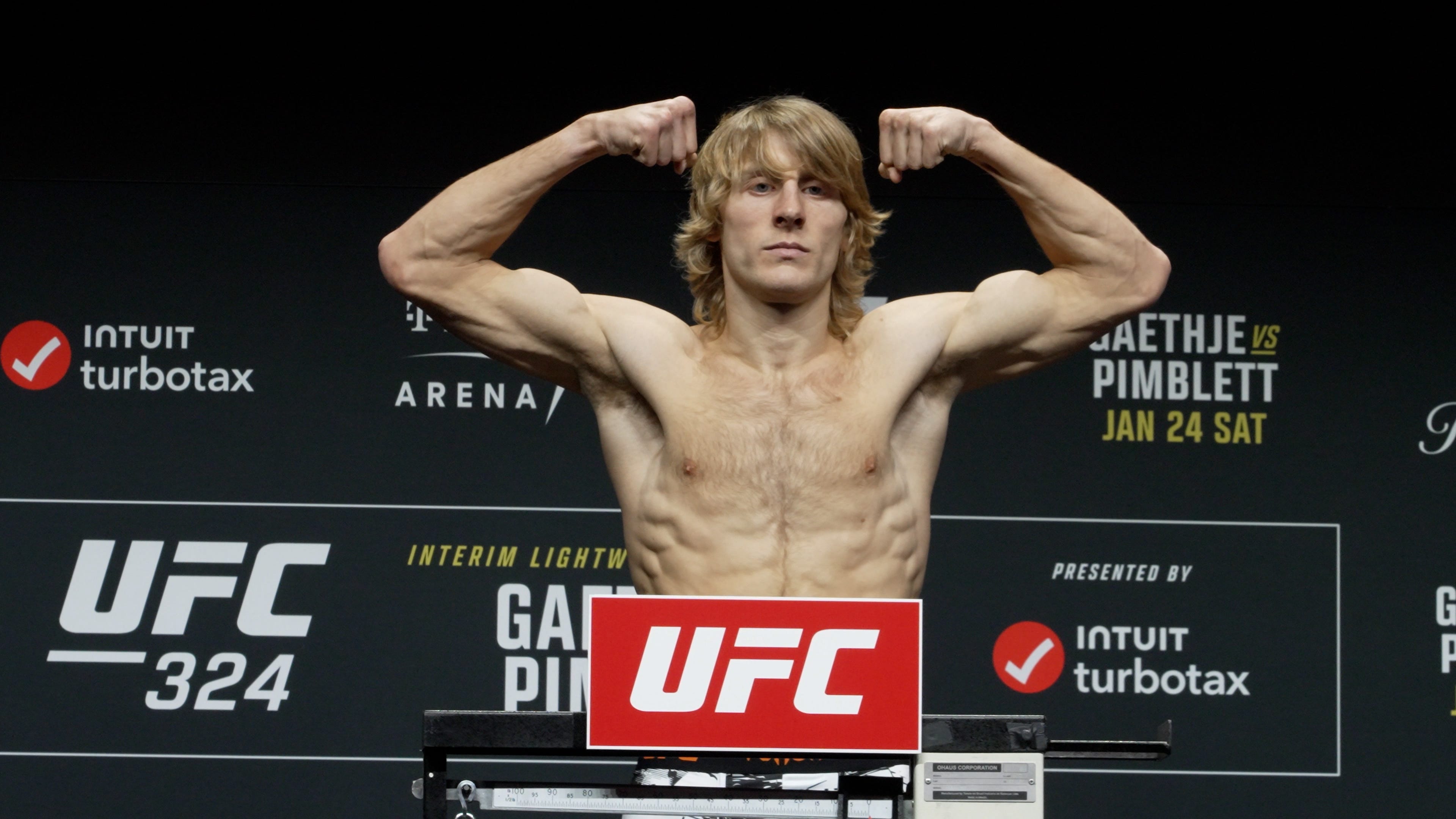 UFC 324 weigh-in results: Title fight set; fall, misses bring drama