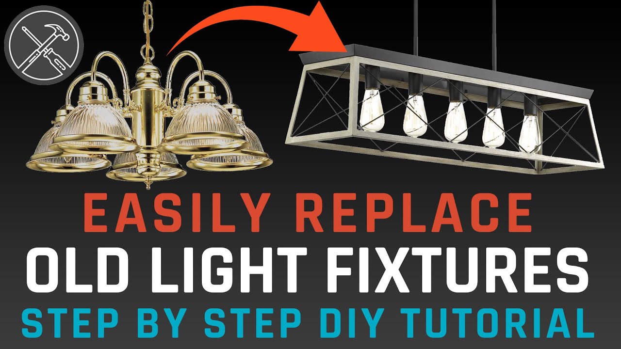 Easily upgrade your light fixtures - DIY