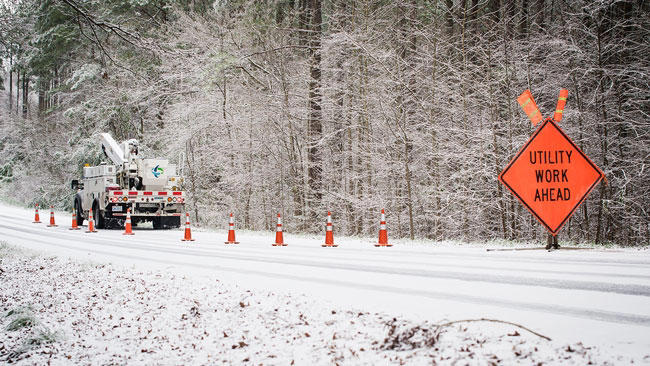 GRU and Duke Energy send crews to Georgia and the Carolinas to provide ...