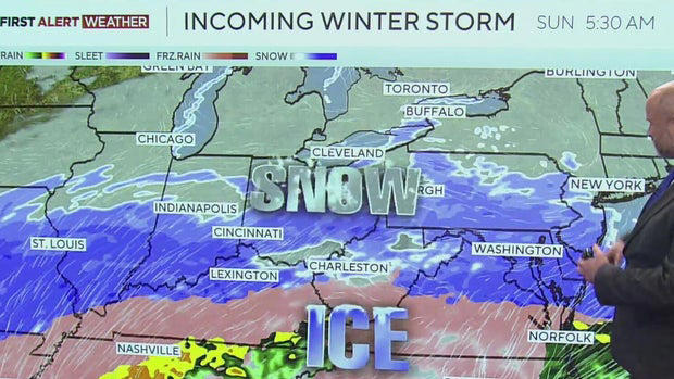 Storm timeline details when snow is forecast to start and end in ...
