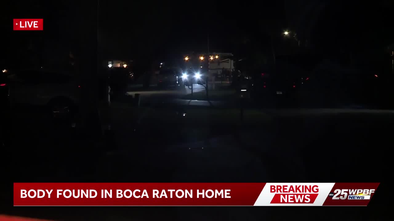 Investigation launched after body found in Boca Raton home