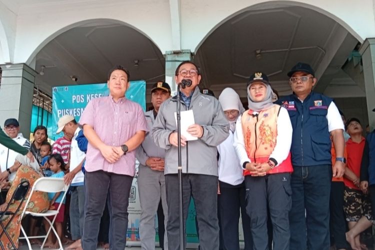 Ilustrasi banjir di kawasan Kemang