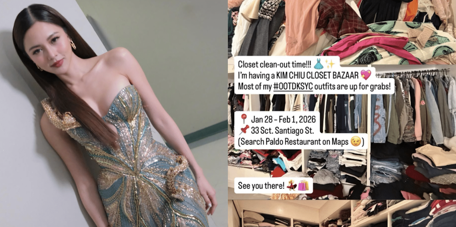 Kim Chiu holds closet sale to raise funds for charity