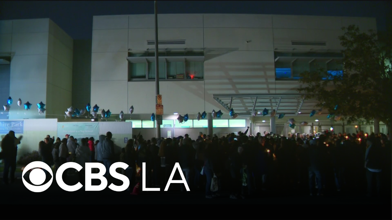 School gathers to honor Los Angeles teacher allegedly killed by her husband