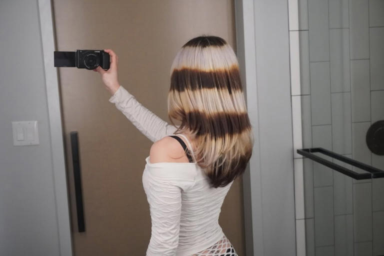 Step aside, clean girls—glitchy glam is the mismatched, new-age beauty ...