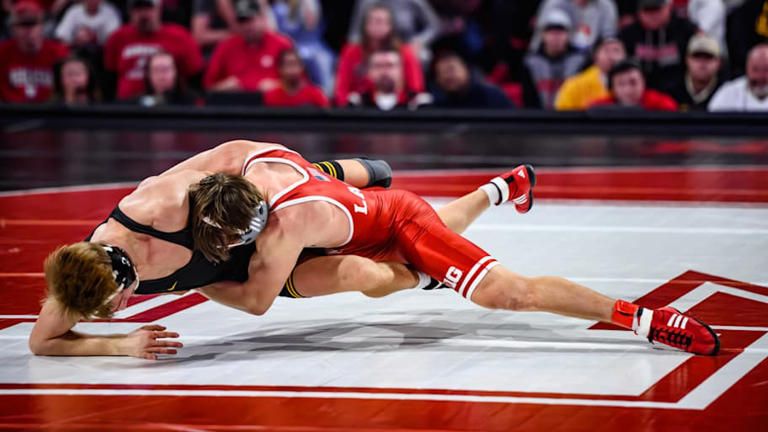 Gallery: Husker wrestling breaks attendance record in loss to Iowa