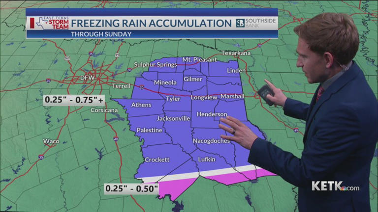 Friday night forecast: Rain changes to freezing rain as temperatures fall