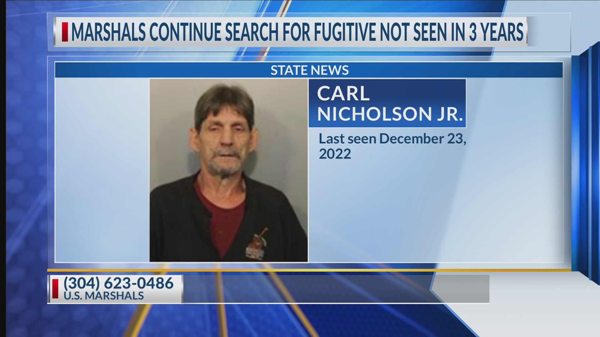US Marshals offer $5000 reward for West Virginia fugitive not seen for ...