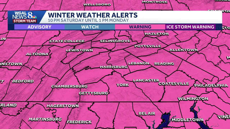 Weekend snowstorm: 12-18 inches expected for the Susquehanna Valley