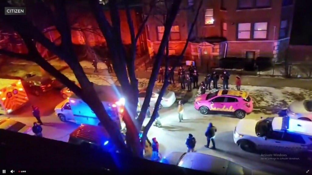 Chicago police shoot man accused of shooting woman on South Side