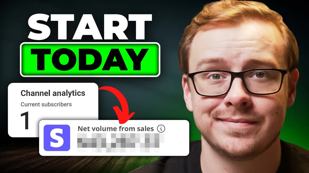 How to start a YouTube channel & make money from day 1 (step by step)