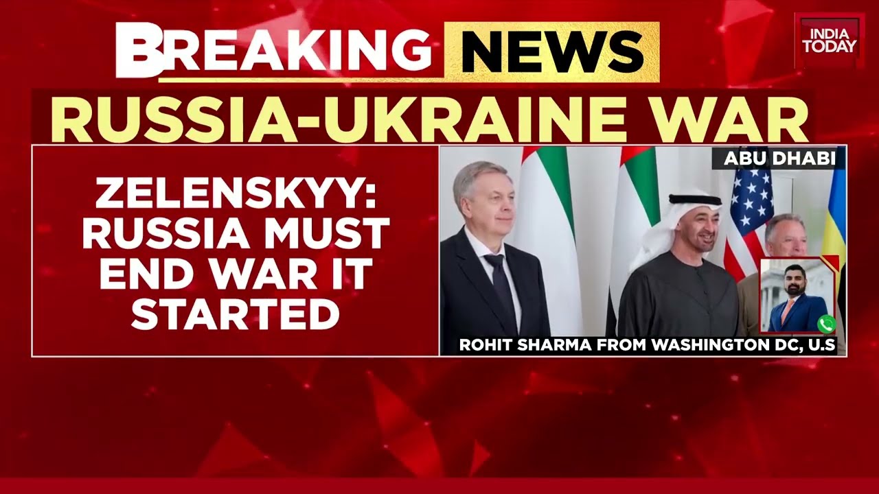 Volodymyr Zelensky demands Russia end war as trilateral peace talks ...