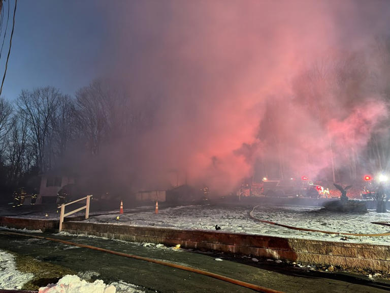 Home destroyed after house fire in Luzerne County