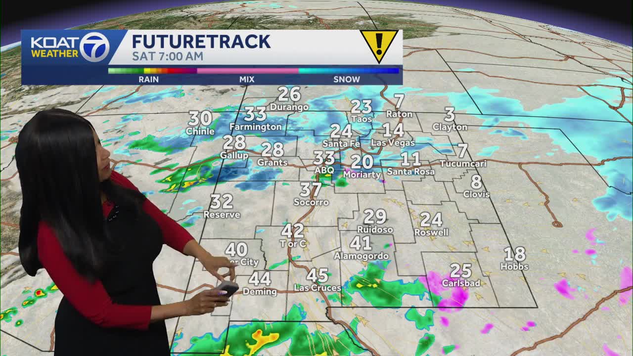 Latest expectations as winter storm enters New Mexico this weekend