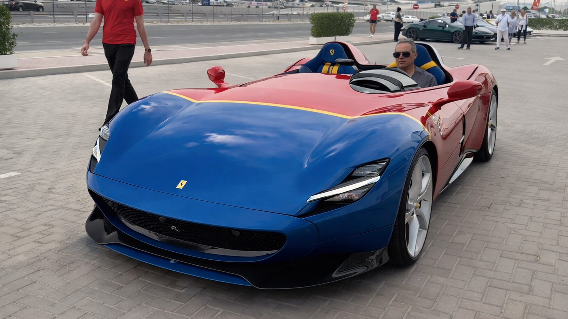 $1,800,000 Ferrari Monza SP2 turns heads in Dubai