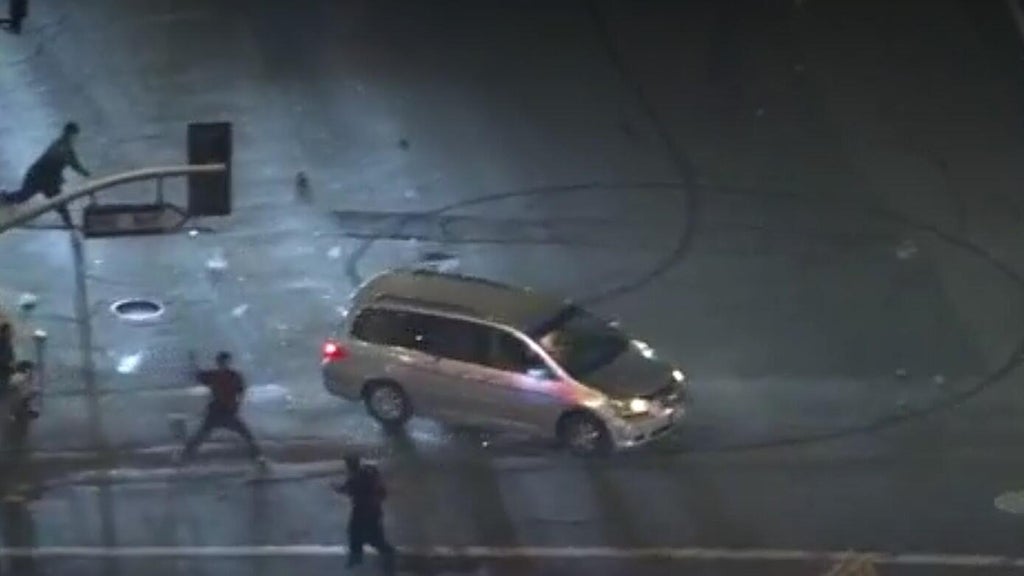 Man who drove minivan at anti-ICE protesters in Los Angeles sentenced<br><br>