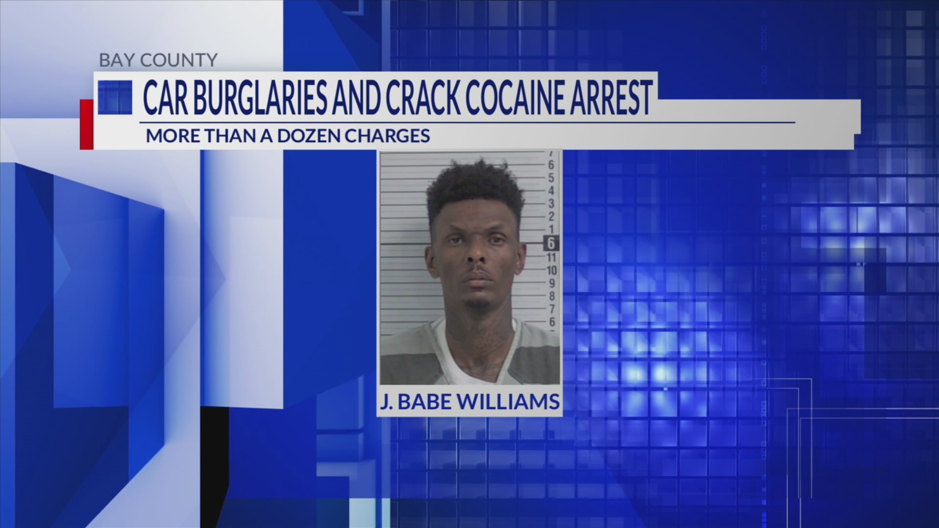 Panama City man arrested in connection with string of Callaway vehicle ...