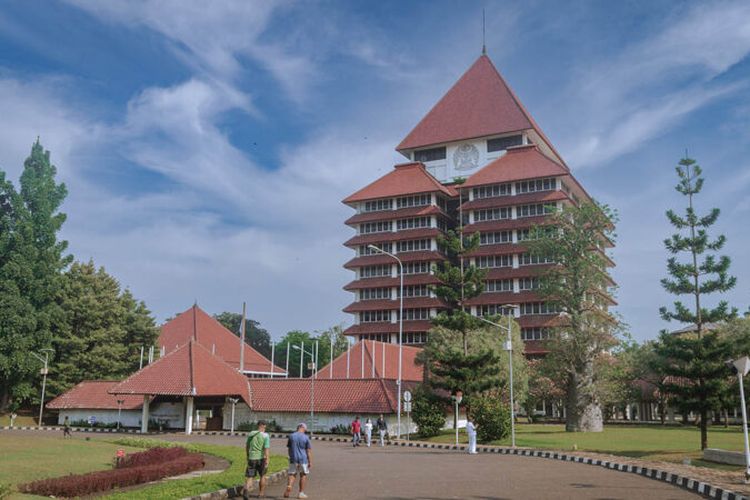Ilustrasi gedung Universitas Indonesia