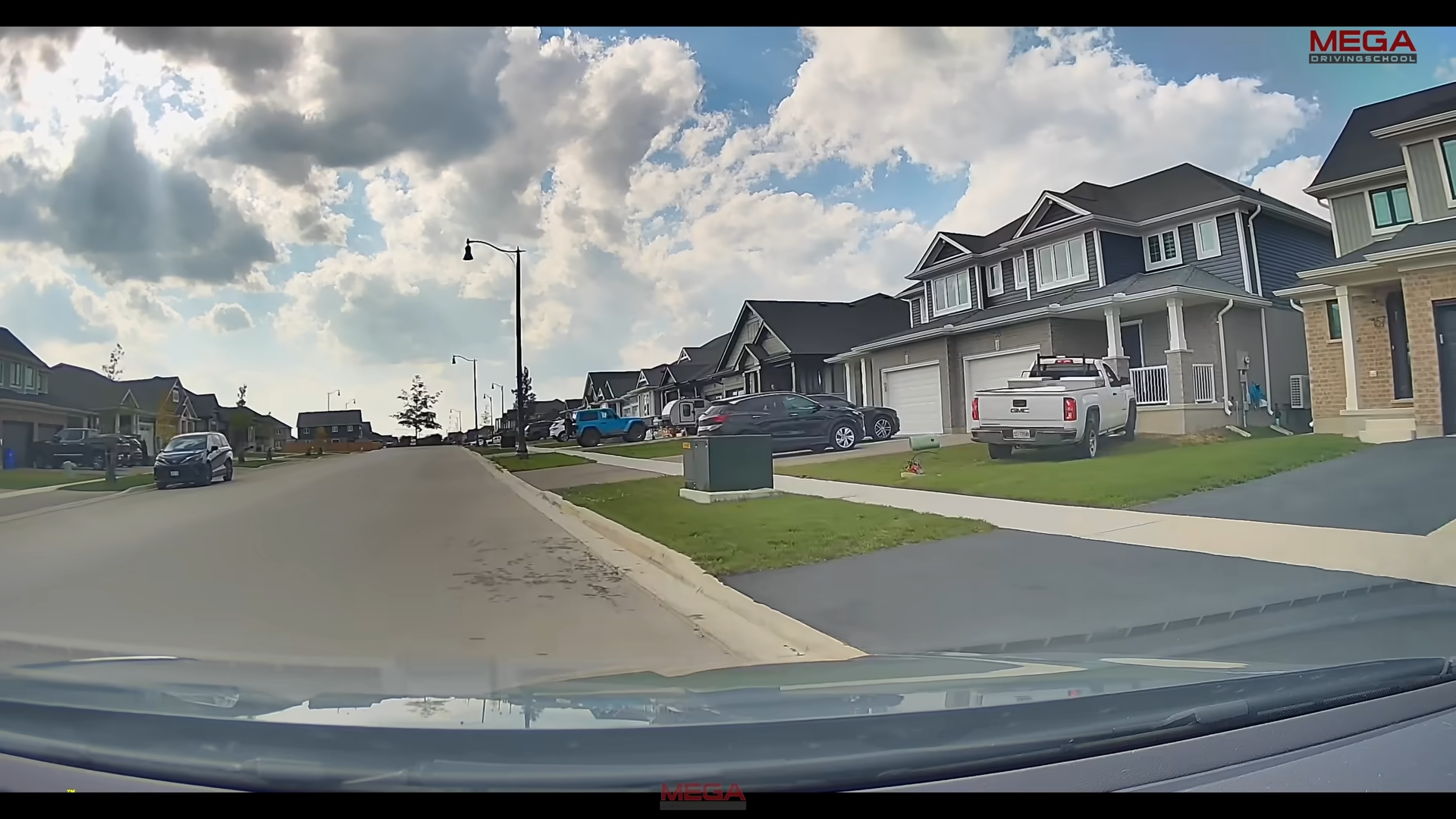 Car slams into house after driver loses control