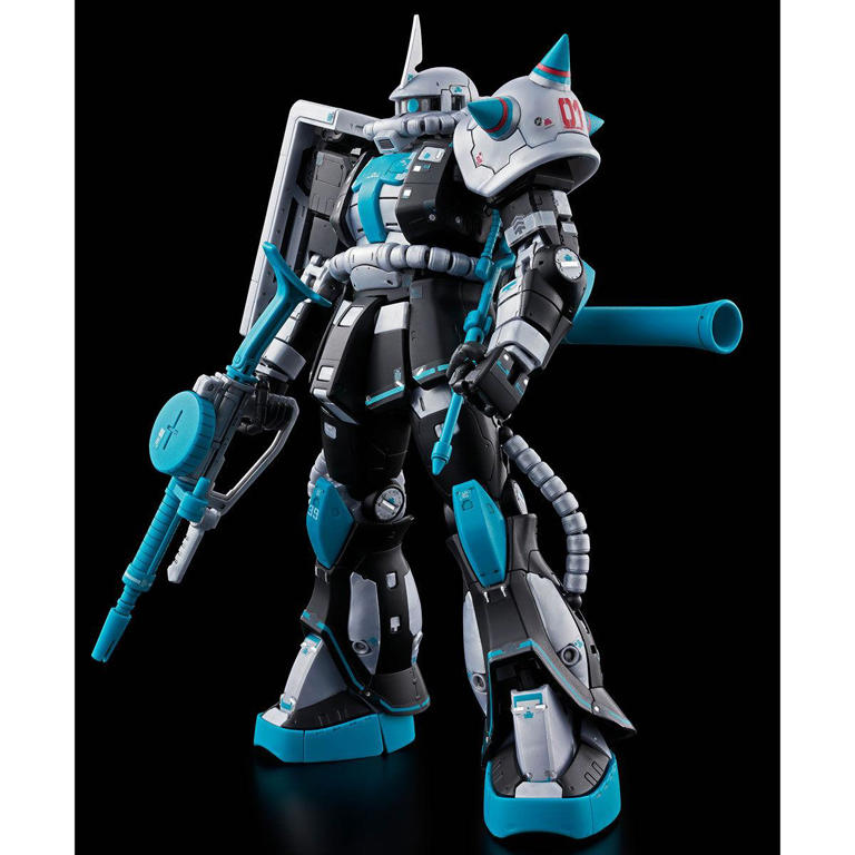 ガンダム×初音ミク：初音ミクカラー ザクIIのガンプラ プレバンで抽選販売